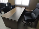 舒炫（SHUXUAN）老板桌总裁办公桌简约现代经理主管办公桌椅组合大班台办公家具 1.8米老板桌+侧柜 实拍图