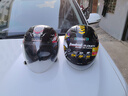 坦克（Tanked Racing）T536摩托车头盔3C大半盔四季防晒电动车安全帽 黑色 大都会 L 实拍图