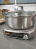 九阳（Joyoung）0涂层IH秒涮电火锅火锅专用锅电锅家用4-8人分体式可拆洗多功能电蒸锅不锈钢电煮锅6L火锅锅GN12 实拍图