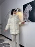 波司登（BOSIDENG）25新款冬季羽绒服女中长款脱卸帽大毛领90绒保暖外套B250245268 珠光米|7F87 M 165/88A 体重约120-140斤 实拍图