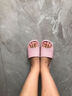 网易严选 EVA多巴胺软弹居家拖鞋夏季情侣居家浴室家用男女不臭脚凉拖 25升级款奶咖色*男 42-43 尺码偏小，建议拍大一码 实拍图