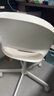 宜家（IKEA）LOBERGET洛贝里特马尔夏转椅家用靠背椅办公椅书桌椅 白色转椅+深灰椅垫 实拍图