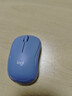 罗技（Logitech）M221 轻音鼠标 无线鼠标 办公鼠标 对称鼠标 带无线微型接收器 雾霭蓝 实拍图