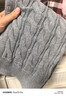 纳维凯尔（Navigare）女童毛衣秋季儿童针织衫中大童毛衫开衫外套新麻花开衫灰色165 晒单实拍图