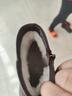 意尔康妈妈鞋棉鞋平底中老年保暖奶奶老人冬鞋女 14550W 棕色 35 实拍图