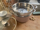 苏泊尔SUPOR 304不锈钢双层蒸锅22cm燃气电磁炉蒸笼粉色 EZ22SAS01-R 实拍图