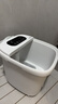 美的（Midea）泡脚桶杀菌足浴盆加热暖脚自动按摩保暖洗脚盆熏蒸暖泡喷淋生日礼物送男女友长辈 ZL310温泉桶 实拍图