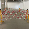 折叠式防护栏电力施全护栏玻璃钢绝缘移动伸缩围栏道路警示隔离栏栅栏围挡活动式安全围栏工业收缩路障 黑黄高1.2米*长2米 实拍图