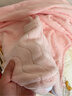 婴儿浴巾斗篷带帽速干浴袍加厚珊瑚绒新生儿洗澡巾裹巾 A类加厚款 粉色小兔 120*80cm 实拍图