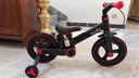Nadle纳豆儿童自行车3一6岁宝宝二合一平衡车1-3岁小孩脚踏童车男女童 高贵红基础款 12寸（建议身高105cm以下购买） 实拍图