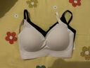 幸棉（LUCKMEEY）外扩内衣小胸显大无钢圈内衣女聚拢文胸漫画胸 黑色 背扣款 M 实拍图