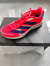 adidas adizero RC 4超轻缓震训练备赛体测薄底竞训跑鞋阿迪达斯 粉色/白色/深蓝色/浅蓝色   42 实拍图