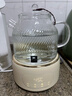 world kitchen康宁养生壶 全玻璃恒温壶煮茶壶煮茶器1L 办公室保温壶家用花茶壶烧水壶电热水壶煮水壶送礼自用 【标准款】+全玻璃盖子 1L 实拍图
