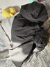 罗蒙夹克男冬季棉衣棉袄休闲行政防寒户外运动连帽棉服外套男V6G黑L 实拍图