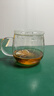 富光花茶杯 男女士茶水分离杯子 双层办公泡茶玻璃杯带把高硼硅水杯 实拍图