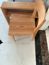 源氏木语 纯实木餐椅橡木椅子现代简约靠背椅环保书桌椅餐厅家具 原木色 餐椅(有折角)【橡木】 440*455*780mm 实拍图