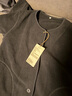 无印良品（MUJI） 女式 抓绒 开衫 外套 外衣 长袖 25年秋季新品 女装 BB2T4C5A 黑色 M （160/84A） 实拍图