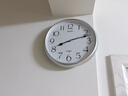 精工精工时钟家用免打孔客厅简约轻奢钟表挂墙11英寸28cm挂钟 实拍图