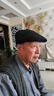 安振毅 中老年帽子男冬季加绒加厚保暖护耳老人帽子爸爸爷爷鸭舌帽 加绒加厚【内含护耳】  黑色 均码 实拍图
