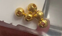 喜上眉梢足金999重工古法金珠散珠3D硬金光面磨砂黄金转运珠圣诞节礼物女 0.25g【4mm重工古法珠单颗】 实拍图