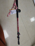 探路者喀纳登山杖手杖碳素碳纤维可伸缩超轻户外徒步便携爬山棍 燎原红 实拍图