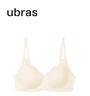 ubras花瓣杯软支撑文胸罩细肩带女士内衣女无钢圈聚拢燕麦奶-背勾M 实拍图