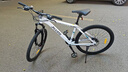 喜德盛（xds）山地自行车黑客350/旭日310 X6铝合金车架21速变速机械碟刹 黑客350白灰色17寸（25款） 实拍图
