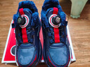 巴布豆（BOBDOG）男童鞋儿童运动鞋秋冬季新款加绒二棉鞋中大童男孩鞋子防滑休闲鞋 深蓝红【薄绒二棉】XYYS021 28 鞋内长17.8cm 实拍图