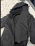 回力冲锋衣男女三合一户外防风防水登山服抓绒衣可拆卸夹克外套黑色 实拍图