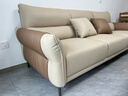 全友家居现代简约科技布艺沙发客厅家用实木框架直排式一字高级感沙发 实拍图
