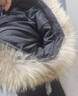 京东京造【进口极寒95鹅绒服】羽绒服男外套女冬季新款中长款 曜石黑 XL 实拍图