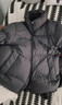 森马（Semir）轻松羽绒|羽绒服男三防外套发热保暖面包服冬2025新款抗静电 【高倍充绒】黑色（灰鸭绒）90001 M 实拍图