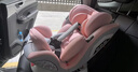 俏贝比（Qiaobeibi）儿童安全座椅汽车用0-4岁-12岁婴儿宝宝360度旋转躺ISOFIX硬接口 樱桃粉旗舰版【360度旋转+双接口 实拍图