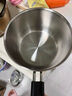 凌丰（LINKFAIR）奶锅不锈钢婴儿辅食锅无涂层煮面锅雪平锅小汤锅燃气电磁炉通用 304奶锅 18cm 实拍图