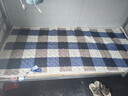 金号床垫 牛奶绒夹棉被褥铺底加厚软褥子床护垫90*200cm蓝大格 实拍图