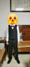 衣诺坊儿童西服马甲套装男童西装礼服演出服 黑色马甲套装 140CM 实拍图