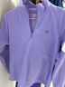 探拓（TECTOP）抓绒衣 保暖抓绒衣立领半开衫抓绒衣 034  女款丁香紫 2XL 实拍图