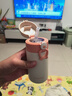 FGA富光吸管保温杯316不锈钢儿童弹盖杯孕妇男女士学生水杯子380ML 实拍图