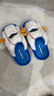 细细条（XIXITIAO）趣味情侣棒球棉拖鞋男女冬家居防滑保暖可爱个性毛毛鞋ins 白蓝色【可爱棒球】 36 -37【标准码】 实拍图