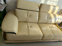 帕芭莎（PABUSIOR）【热销5万+】沙发真皮沙发头层牛皮简约现代真皮沙发贵妃客厅沙发 双人+单人+音乐边几+贵妃 尊享版+上等半青皮+进口衡温海绵【耐用15年】 实拍图