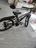 凤凰（Phoenix）上海凤凰软尾山地车自行车学生公路男变速双减震越野青少年赛车 钢架/辐条魅影灰【双减震/全轴承】 24寸24速【适合身高138-168cm】 实拍图