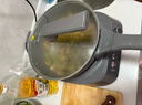 美的（Midea）钛陶电炒锅 电蒸锅宿舍煮锅炒菜专用分体式家用多功能一体电火锅煎锅5.5L多用途锅HCG3218S配蒸笼 实拍图
