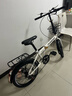 凤凰可折叠自行车超轻便捷成人男女式迷你小轮变速免安装代步单车 免安装/钢架【7速辐条轮白】 20寸【建议身高140-185cm】 实拍图