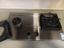 老板（Robam）家电国家补贴20%不锈钢5.2kW猛火燃气灶天然气灶双灶家用嵌入式可调节底盘防爆灶灶具JZT-57G7A 实拍图