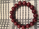 金石灵朱砂手串护身符男士紫金砂转运珠情侣手链本命年佛珠蛇年生日礼物 朱砂手串12mm【附鉴定证书】 实拍图