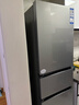 海尔（Haier）217L三门小冰箱黑金净化一级能效风冷无霜星辉银BCD-217WGHC3E9S9国家补贴 实拍图