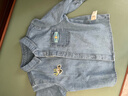 戴维贝拉（DAVE＆BELLA）童装儿童牛仔衬衫春装新款小童衣服男童打底衫纯棉宝宝衬衣 牛仔蓝【现货】 90 cm（建议身高80-90cm） 晒单实拍图