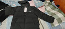鸭鸭【高充绒203g】羽绒服男短款加厚冬季新款极寒保暖面包服撞色外套 黑色 3XL (190) 实拍图