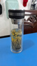 苏泊尔（SUPOR）双层玻璃杯办公泡茶杯男女士茶水分离杯车载水杯子办公泡茶杯子 实拍图