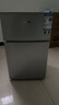 志高（CHIGO）小冰箱迷你小型家用冷藏冷冻两用宿舍出租房用双门办公室电冰箱节能省电 【店长推荐】48L银色【三天约一度电】 实拍图